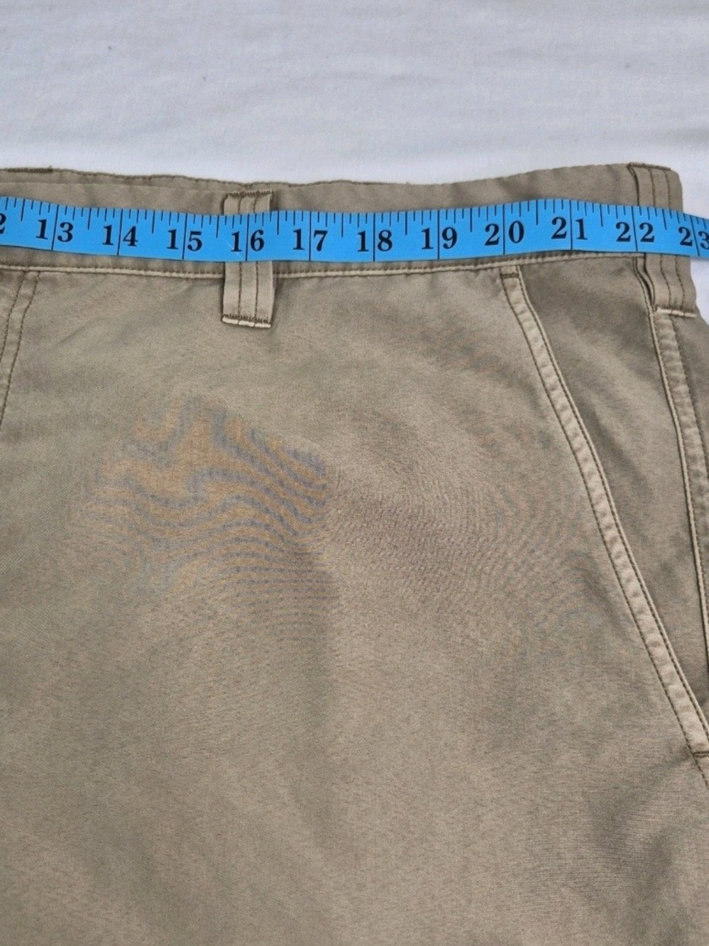 Roundtree & Yorke Men's Shorts Size 44 Tall Man Straight Fit Cargo Khaki 69 - Picture 5 of 13
